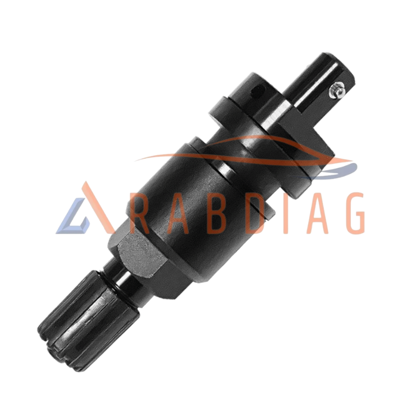 Autel CV-001 Black Metal Press-IN Valve Stem for MX 1-Sensor Press-IN Universal TPMS Sensors