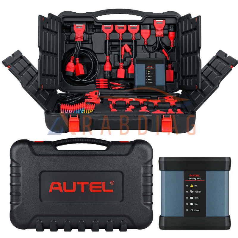 تتضمن مجموعة ترقية تشخيصات Autel MS909 / MS919 / Ultral EV صندوق EVDiag