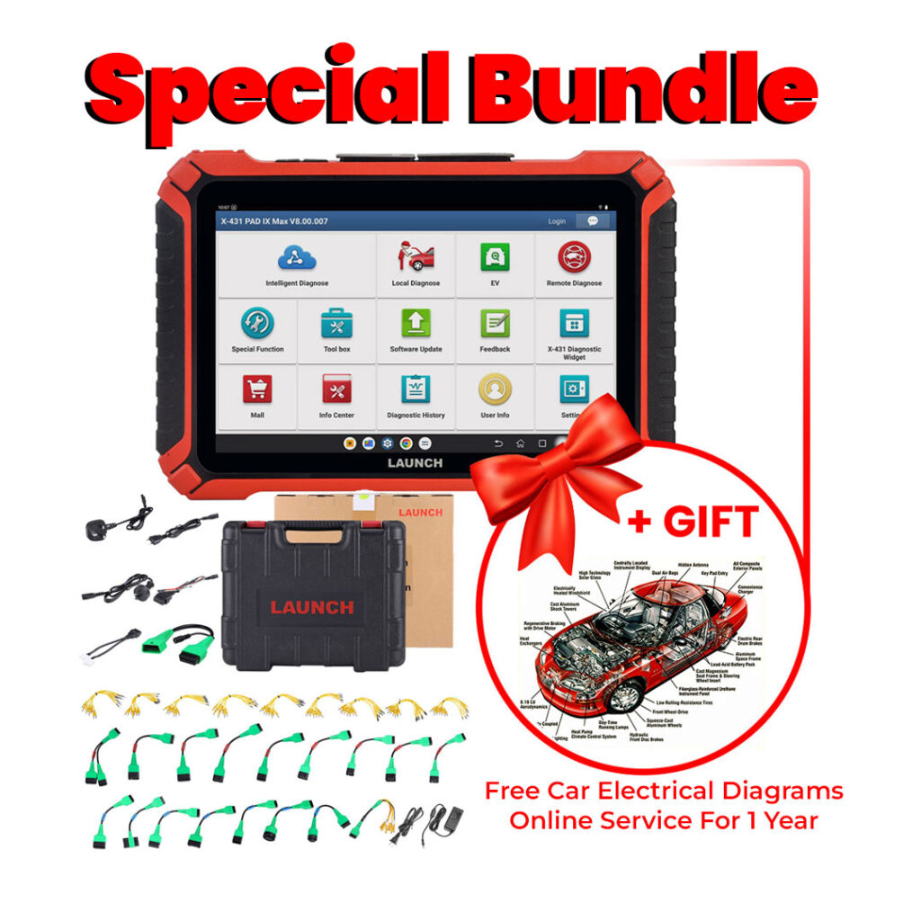 Launch X-431 PAD IX LINK PAD 9 Special Bundle