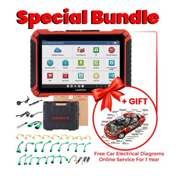 Launch X-431 PAD IX LINK PAD 9 Special Bundle
