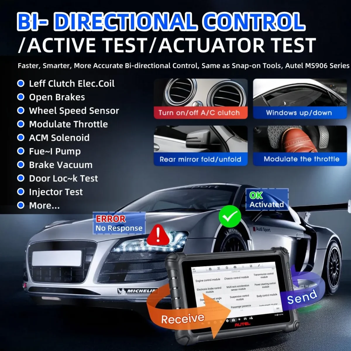 Autel MaxiCheck MX900-TS MX900TS Diagnostic Tool - Image 5