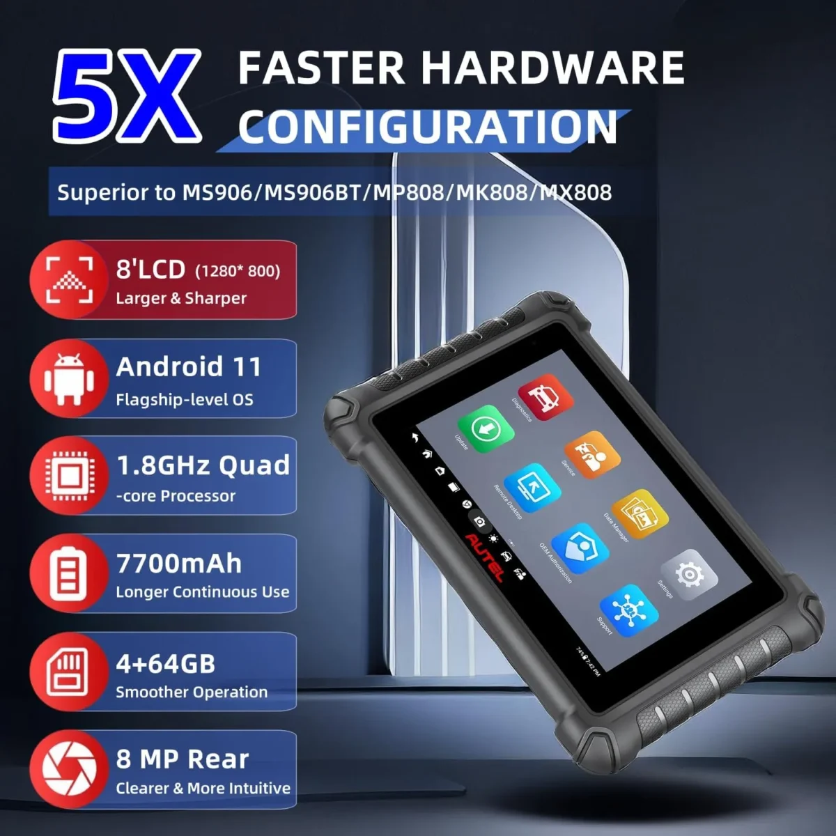 Autel MaxiCheck MX900-TS MX900TS Diagnostic Tool - Image 3