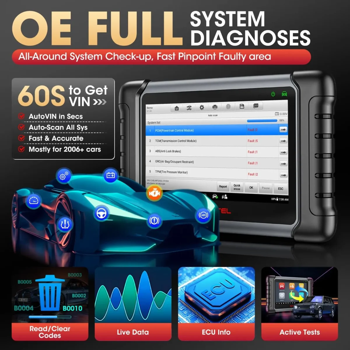 Autel MaxiCheck MX808s Diagnostic Device - Image 5