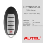 Autel IKEYNS005AL Universal Smart Remote Key 5 Buttons For Nissan