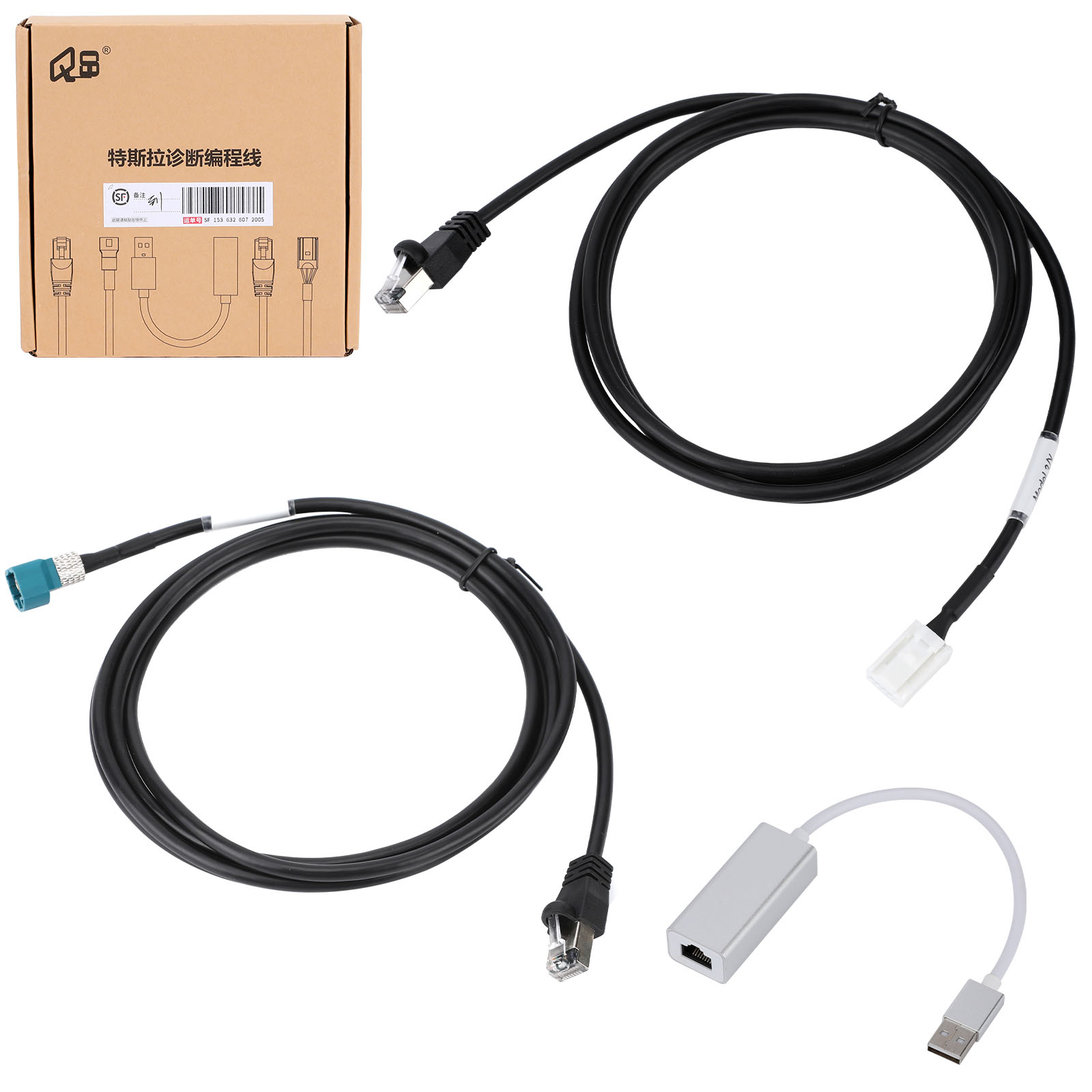 24090317254106064971 Launch X431 Tesla LAN Network Port Diagnostic Connector - Image 1