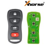 Xhorse VVDI Key Tool VVDI2 Wire Remote Key 3+1 Button XKNI00EN