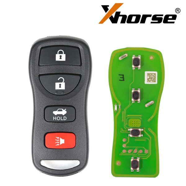 Xhorse VVDI Key Tool VVDI2 Wire Remote Key 3+1 Button XKNI00EN