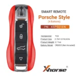 Xhorse Porsche Style XM38 Universal Smart Key 4 Buttons XSPS01EN - Image 2