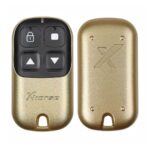 Xhorse VVDI Key Tool Wire Garage Remote Key 4 Buttons Golden Color Type XKXH05EN