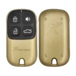 Xhorse VVDI Key Tool VVDI2 Wire Garage Remote Key 4 Buttons Golden Type XKXH02EN