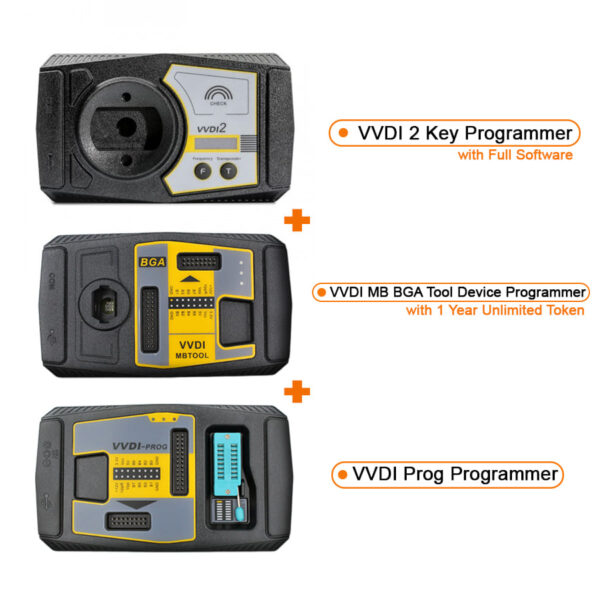 Xhorse VVDI2 Full Software & VVDI MB BGA Tool Device Programmer & VVDI Prog Programmer Subscription: 1 Year Unlimited Token for VVDI MB