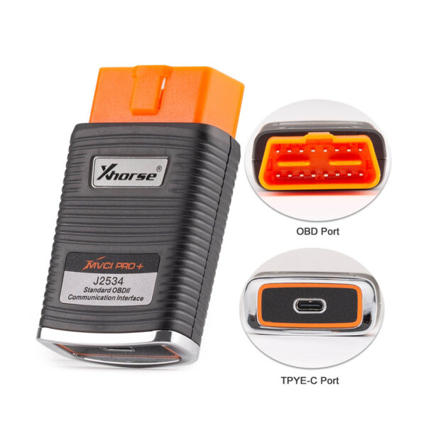Xhorse XDMVJPGL MVCI PRO+ J2534 Super Vehicle Diagnosis Programming Cable Support Multi-Vehicle and Multi-Protocol