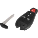 Dodge Caravan / Chrysler​ TOWN & COUNTRY 2015-2020 Fobik Remote Key 3+1 Button 433MHz HITAG 2 - ID46 -PCF7941 Transponder